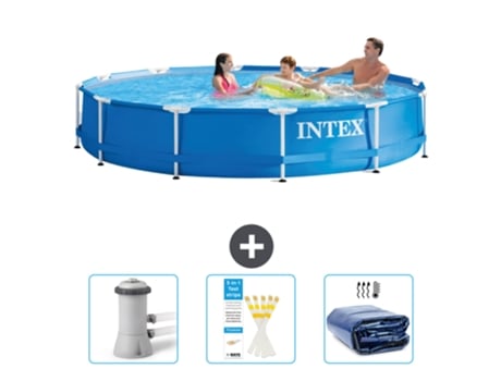 Piscina Tubular INTEX 28210NP-CB74 (6503 L - 366x76cm)