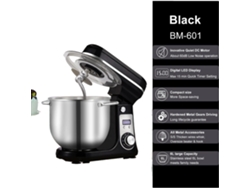 Batidora de pie Biolomix, 1200 W de potencia, 6 l de capacidad, color negro, BM 601, UE OEM