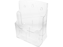 Estantería De Pared De Acrílico Transparente Para Oficina Y Tienda, Soporte Multiusos Para Folletos.
