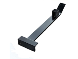 Barra extractora y palanca de acero al carbono de alta resistencia para la instalación de suelos laminados, color negro.