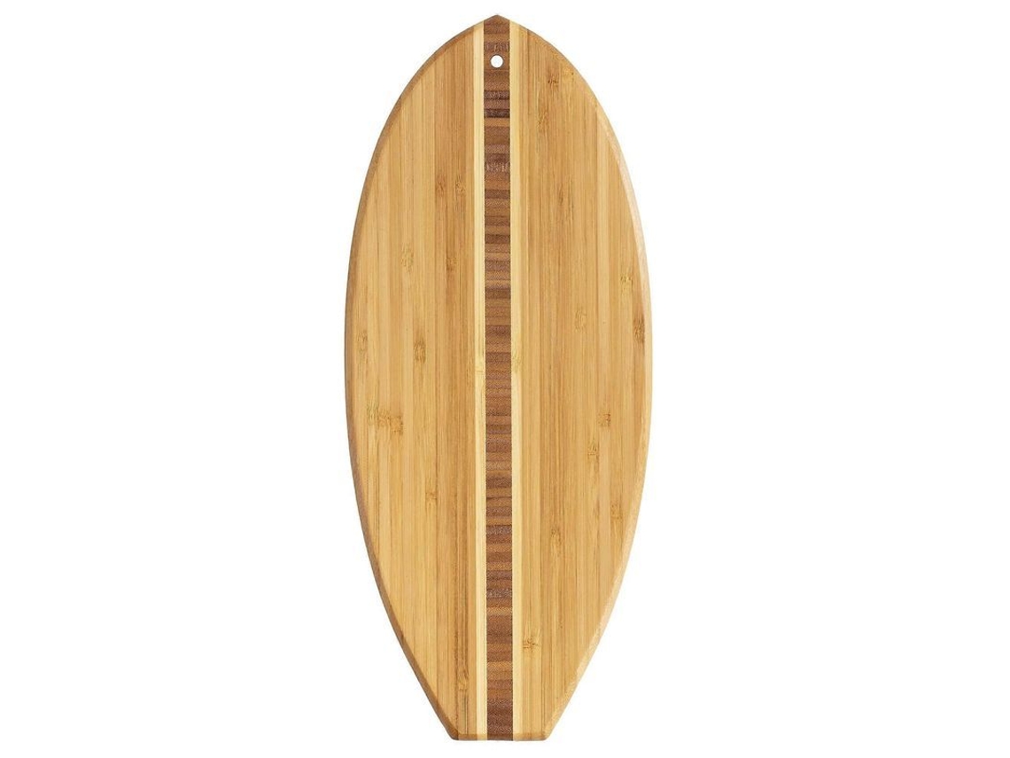Tabla De Surf Lil 'surfer En Forma De Bambú Y Tabla De Cortar, 14-1/2' X 6', Marrón