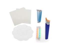 Dan26-kit De Herramientas De Pintura Diy Para Principiantes, Set De 20 Piezas Para Dibujo Y Pintura Con Puntos