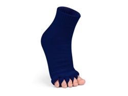 Calcetines Separadores De Dedos Para Mujer, Ideales Para Yoga, Alivio Del Dolor Y Mejora De La Circulación (henten Home, 1 Par, Azul Marino)