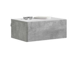 Maison Exclusive - Mesita De Noche De Pared 2 Pcs Gris Hormigón 49 X 34,5 X 20 Cm