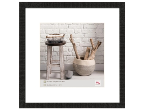 Marco de foto Home negro 50x50 cm WALTHER DESIGN