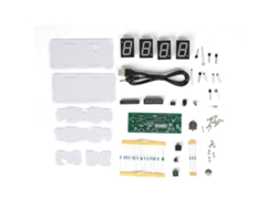 Kit De Relógio Eletrônico Diy C51 Scm Com Tela Led Grande Controle De Luz Componentes