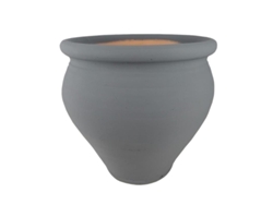 Maceta Barro Mediana 32x32 Cm Gris
