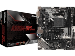 Placa Base ASROCK A320M-DVS R4.0 (Socket AM4 - AMD A320 - Micro-ATX)