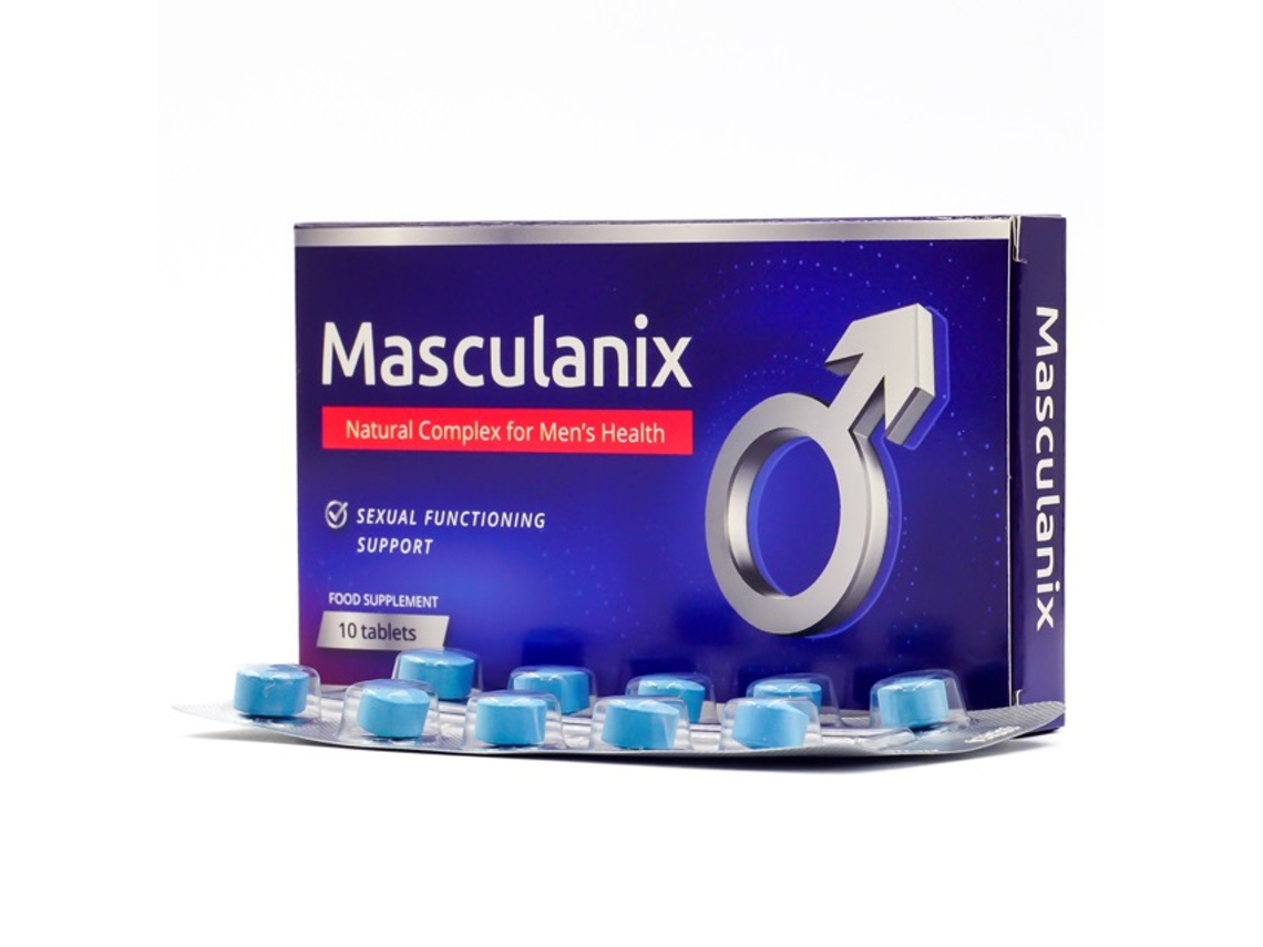 10 comprimidos | Suplemento dietético Masculanix para hombres