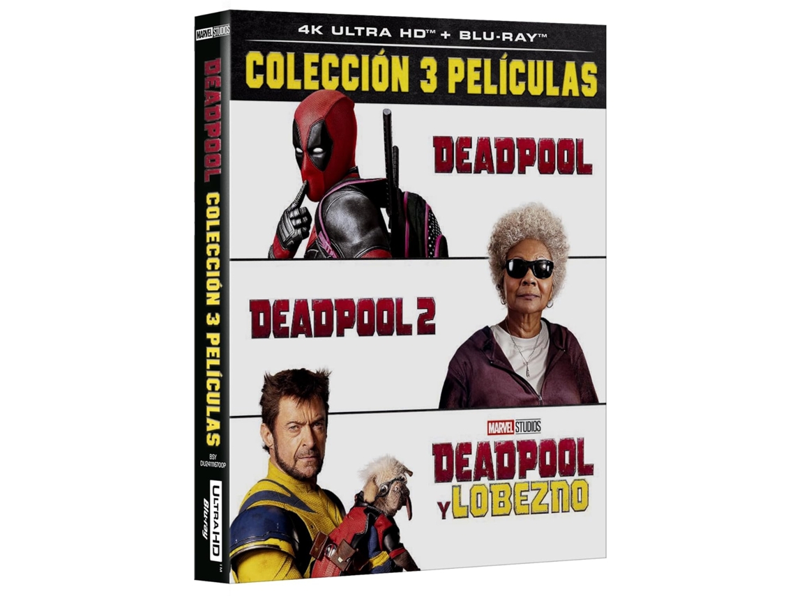 Deadpool Deadpool 2 Deadpool & Wolverine 2016 2018 2024 4K Ultra HD / Deadpool Deadpool 2 Deadpool Y Lobezno MARVEL STUDIOS