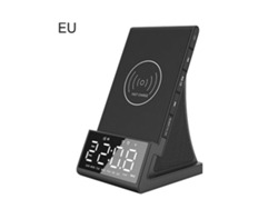 Reloj despertador con cargador inalámbrico Bluetooth