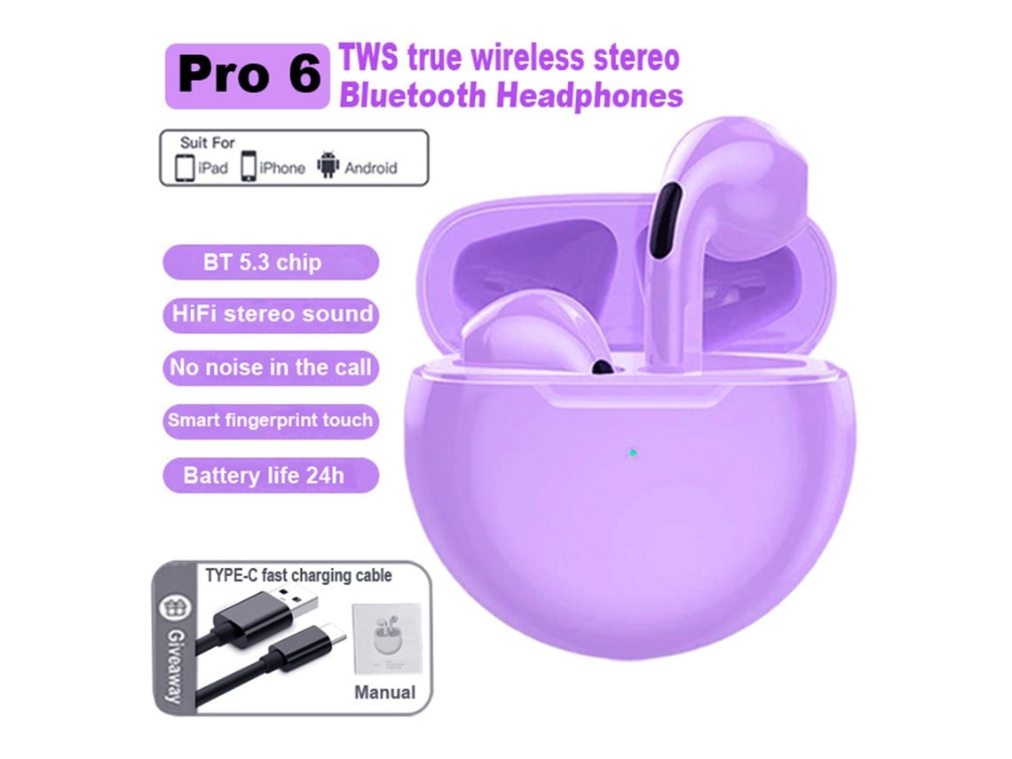 Auriculares Inalámbricos Bluetooth Con Conexión Rápida, Sonido De Alta Calidad Y Batería De Larga Duración (3,5-4 Horas).