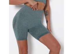 Pantalones cortos de yoga para mujer 2026 con tacón alto, moldeadores de cadera y piernas, elásticos, transpirables, para fitness y deportes.