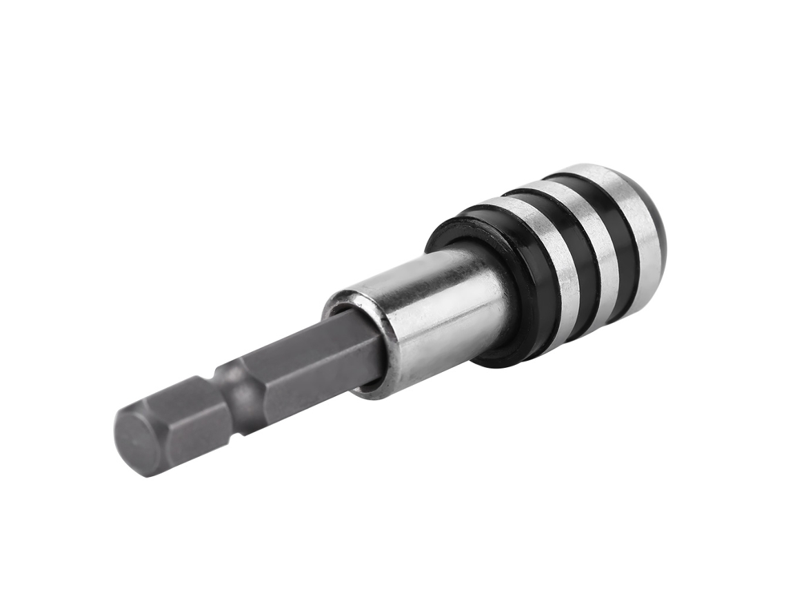 Portapuntas De Destornillador Con Sistema De Liberación Rápida, 1/4 De Pulgada, Acero Hexagonal, 60 Mm