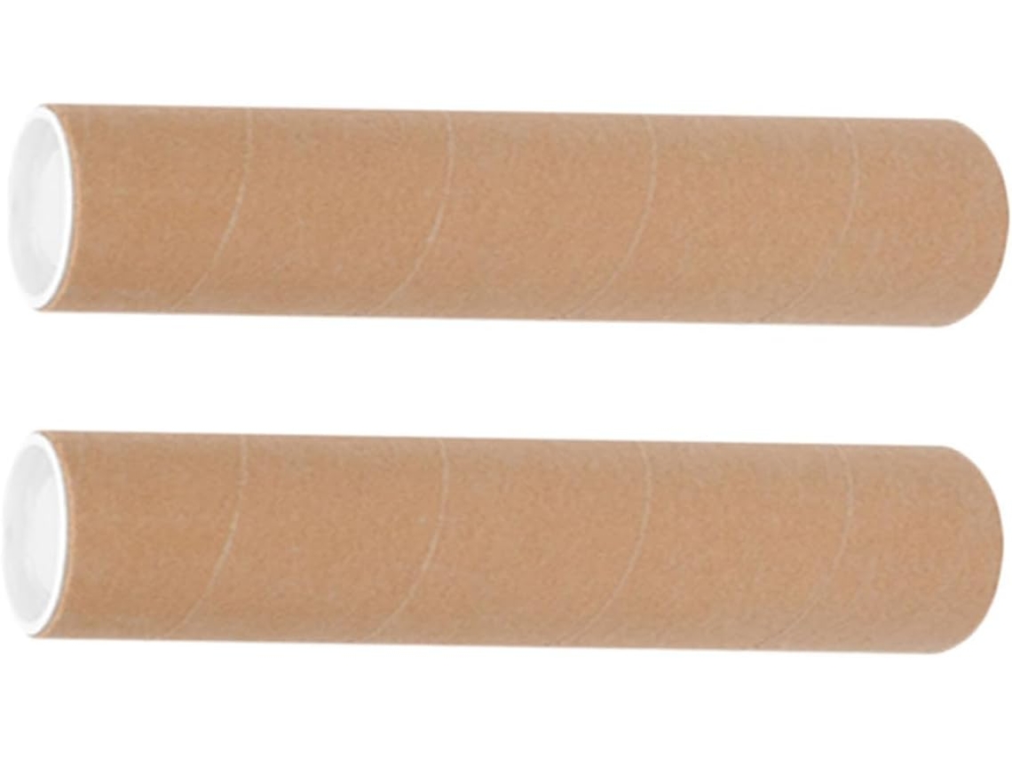 Tubo De Envío De 2 Piezas Para Pósteres, Tubos De Almacenamiento Resistentes Con Tapas Para Una Protección Fiable.