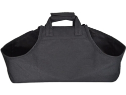 Bolsa De Almacenamiento Portátil Para Exteriores De Lona Oxford Negra Con Asa.