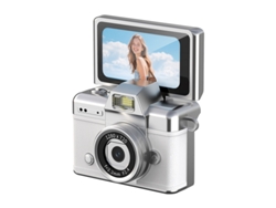 Câmera Infantil Czhhmart Retrô. Tela Basculante.inclui Cartão Tf De 32 Gb (branco)