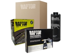 Conjunto Pintura + Pistola Pro + Disolvente DISPIVAL Raptor 2K Kit Negro (4 L)