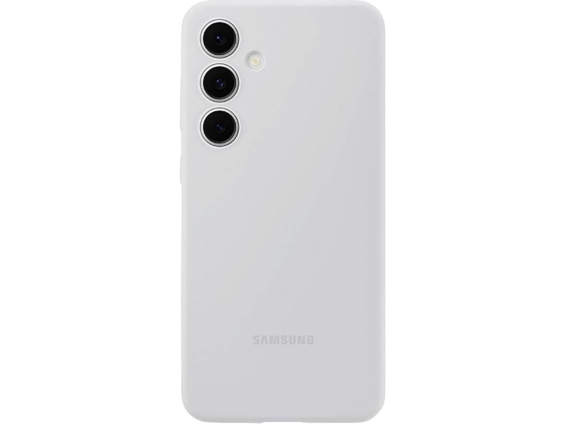 Funda de Silicona Samsung Galaxy S24 FE (Gris)
