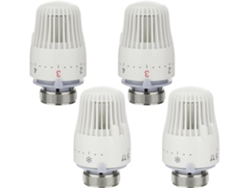 4 Cabezales Termostáticos Para Radiador M30x1.5, Con Protección Antihielo, Ajuste De 1 A 5, Repuesto Para Calefacción.