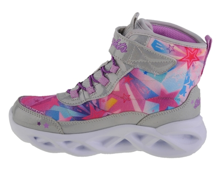 Botas de Niña SKECHERS Malla Plateado (34)