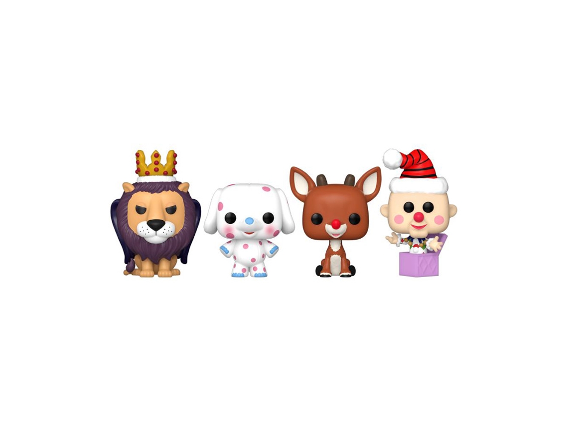 Funko STAR WARS Figura Árbol de Navidad Caja pop de bolsillo navideño. Paquete de 4