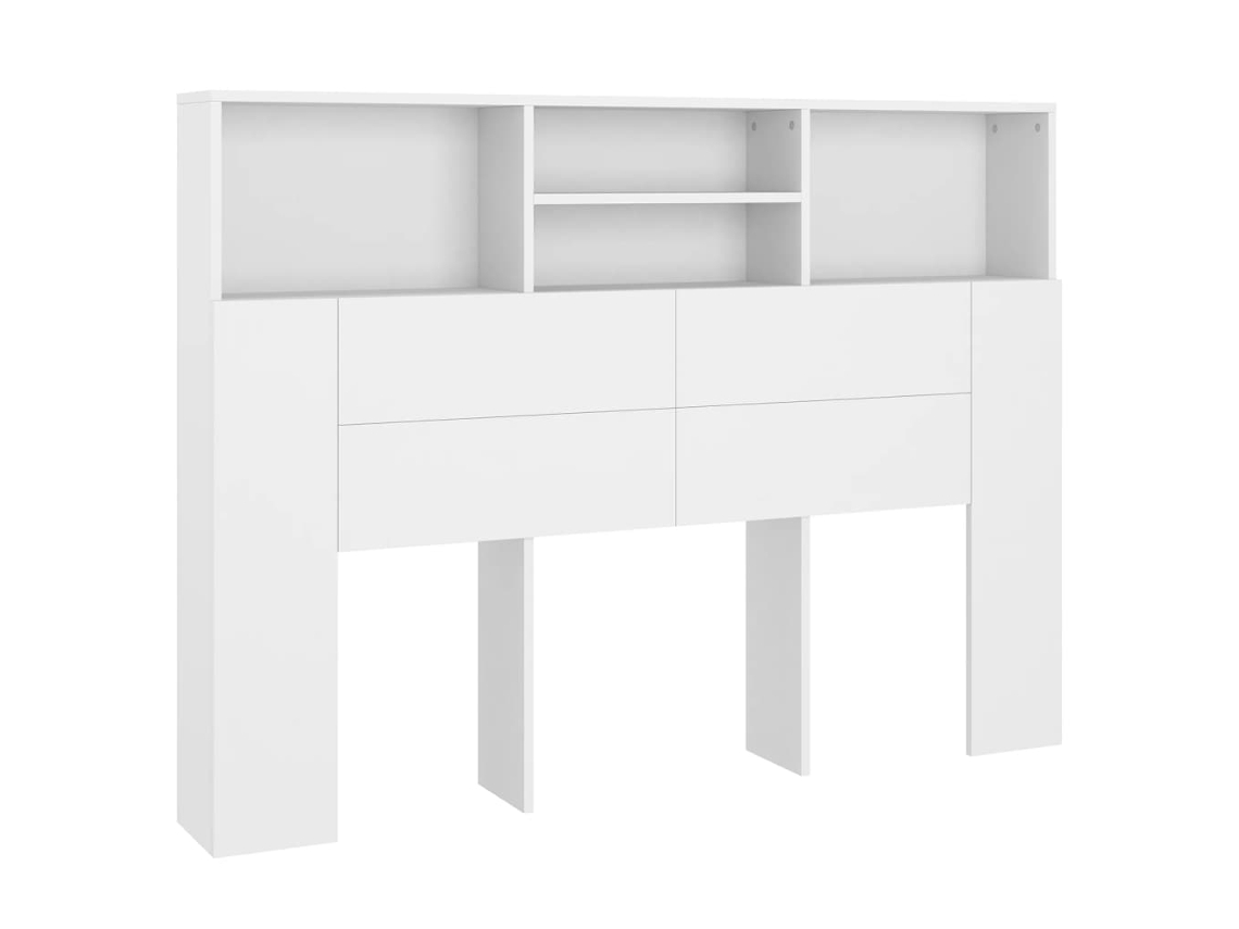 Armario cabecero VIDAXL Blanco Madera aglomerada (140x19x103.5 cm)