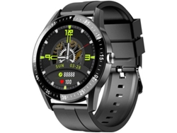 Reloj inteligente con llamadas Bluetooth, pantalla de 1.28", carga magnética, monitor de sueño y salud, resistente al agua IP67, Yizhood (negro)