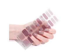 Pegatinas de uñas de gel semicuradas. Requiere lámpara UV/LED. 20 unidades. Envolturas de esmalte de uñas de gel GOKOCO.