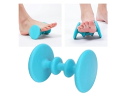 Massageador de Pés Portátil Rebe com Rolo para Reflexologia, Técnica de Pressão Profunda, Recuperação e Relaxamento (Azul)