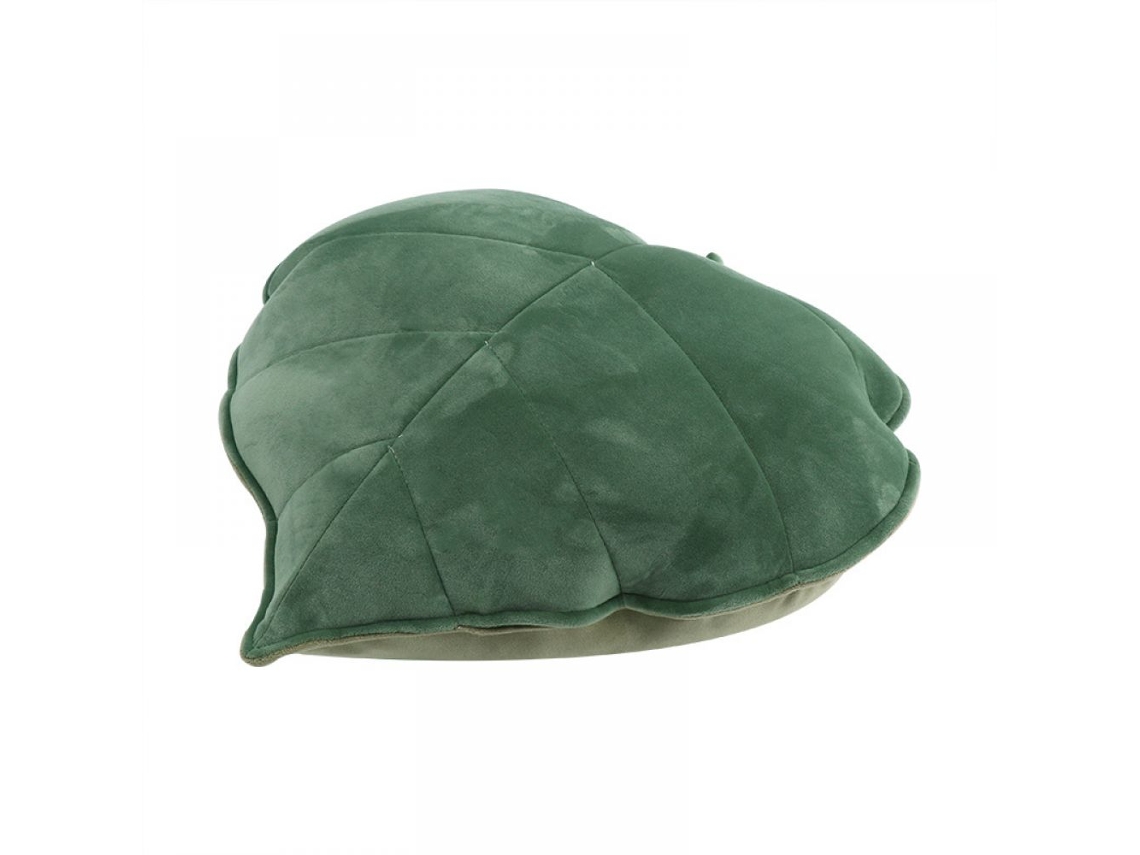 Cojín Decorativo 3d Hoja Verde Oscuro 50x50cm