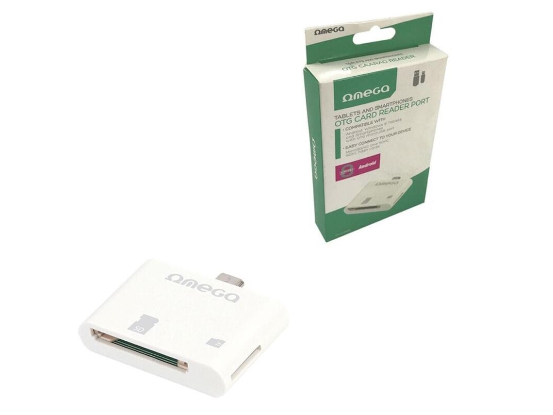 Lector de tarjetas SDHC/Micro SHDC OMEGA Oucrs