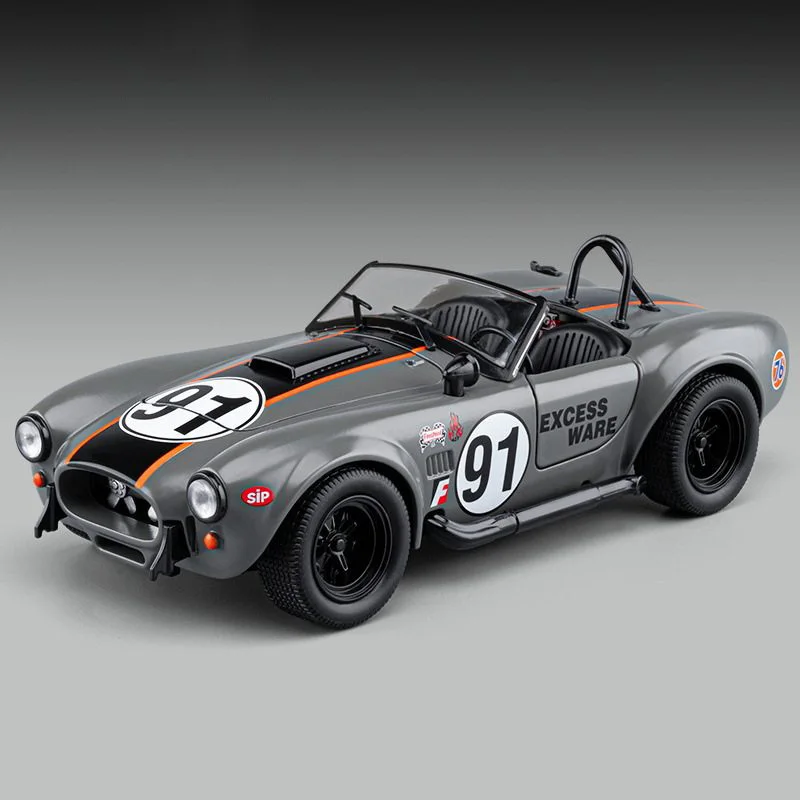 Coche De Juguete A Escala 1:24 Modificado, Modelo De Metal Fundido A Presión, Con Efectos De Sonido Y Luz.