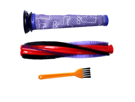 Reemplazo de filtro de cepillo rodante para aspiradora Dyson V6 Animal/Fluffy Dc58 Dc59 Dc61 Dc62 Sv03 Sv073 Series (185Mm)