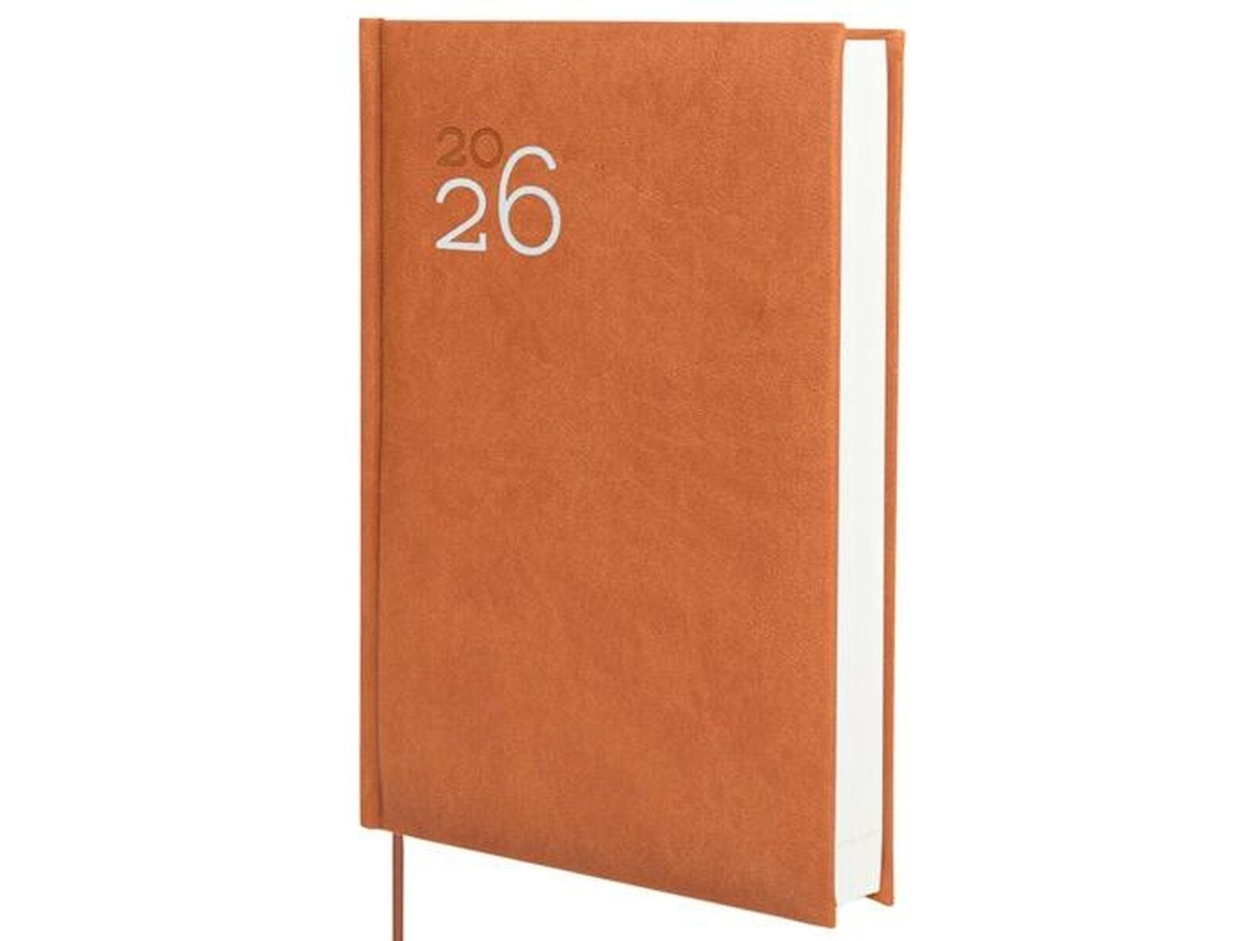 Agenda finocam dinámica milano castanho a5 21 x 27 cm 2026