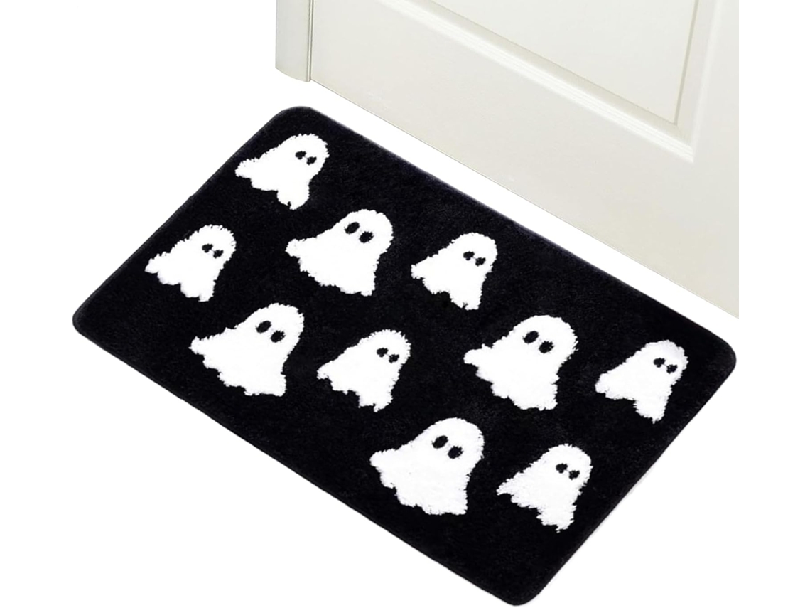 Alfombrilla de baño suave de Halloween, 89 x 58 cm, absorbente y antideslizante, súper absorbente para la seguridad infantil y Slowmoose