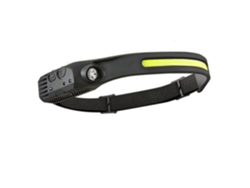 Linterna Frontal Recargable, Nueva Linterna Frontal De 230 Led Con Sensor De Movimiento, Ligera Y Resistente Al Agua Para Exteriores (negra)