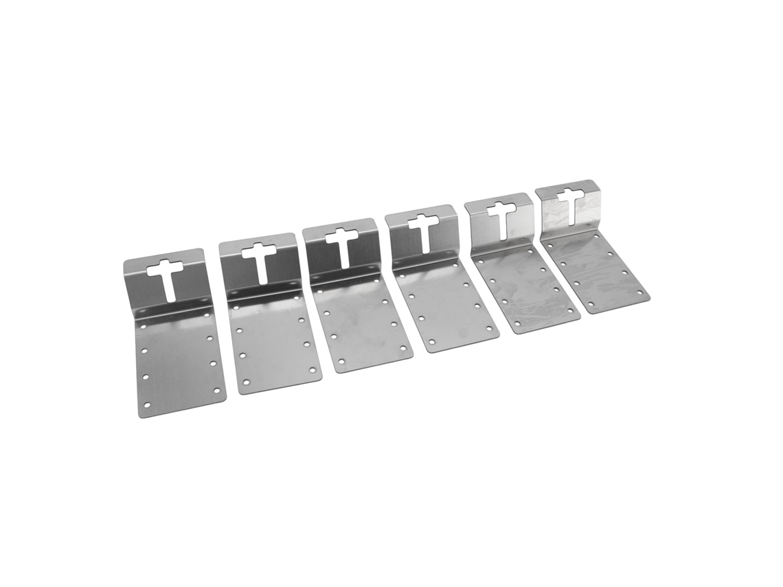 6 Postes De Soporte En T De Acero Al Carbono De 3 Pulgadas Para Cercas, Letreros Y Buzones.