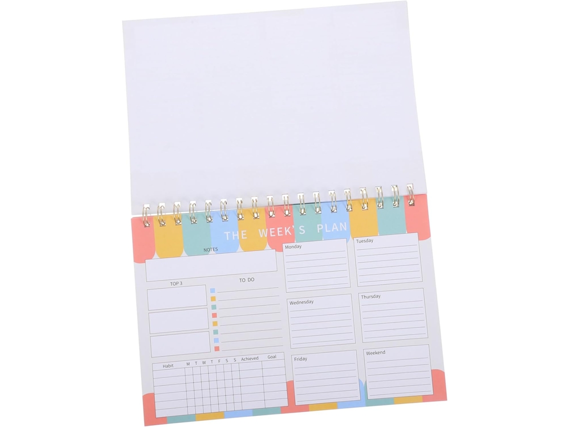 Agenda con cubierta de encuadernación en espiral para el trabajo,