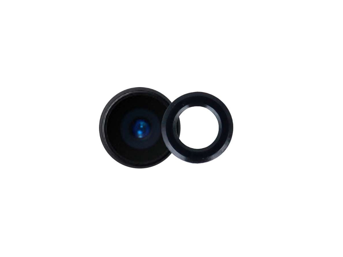 Protector Cámara Metalizado Negro Para Iphone 6 Plus