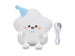 Yncm2026-luz De Noche Estrella Bonita Silicona Recargable 1200mah Para Niños, Lámpara De Mesa Infantil Decoración Kawaii Dormitorio