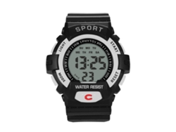 Reloj Deportivo Electrónico Para Hombre Con Pantalla Digital Cristal Outdoor (blanco)