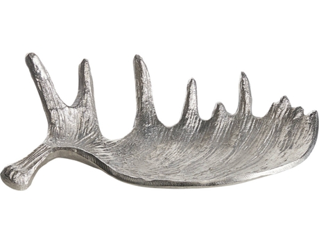 Bandeja de metal plateado 35 cm BELIANI Carthage