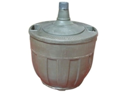 Duhalle - Jarra de vidrio - 20 L - Marco de plástico gris