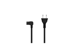 Cable de Alimentación Tipo 8 Iec-320-C7 1,8 Metros Recubierto de Negro OHMIUN