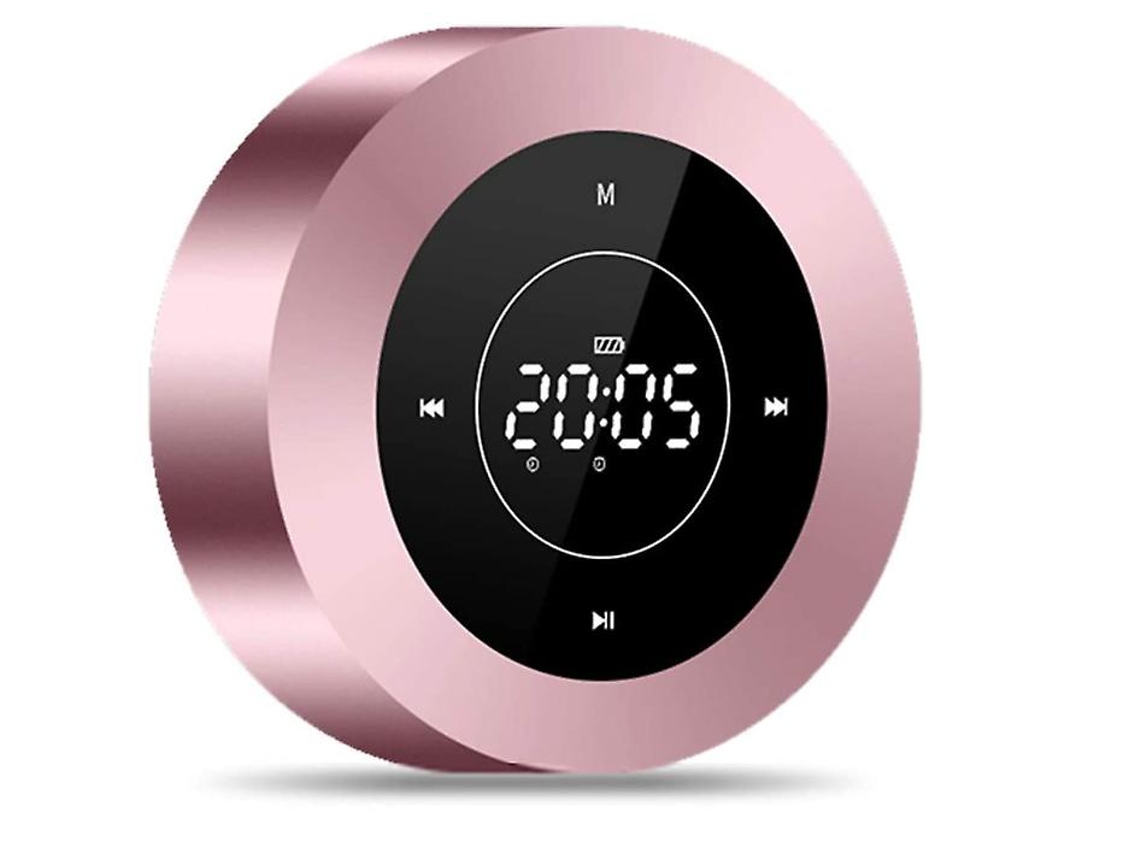 Altavoz Bluetooth 33ft 8 10h de reproducción Micrófono incorporado Controlador dual Oro rosa Yizhood