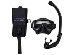 Pacote Upmask e Snorkel Bump Back Pretoocean Reef