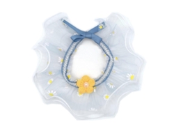 Collar de gato con flores pequeñas y moderno, con babero de encaje, bonito collar de encaje para mascotas, adorable collar para perros y gatos, collar decorativo para perros pequeños.