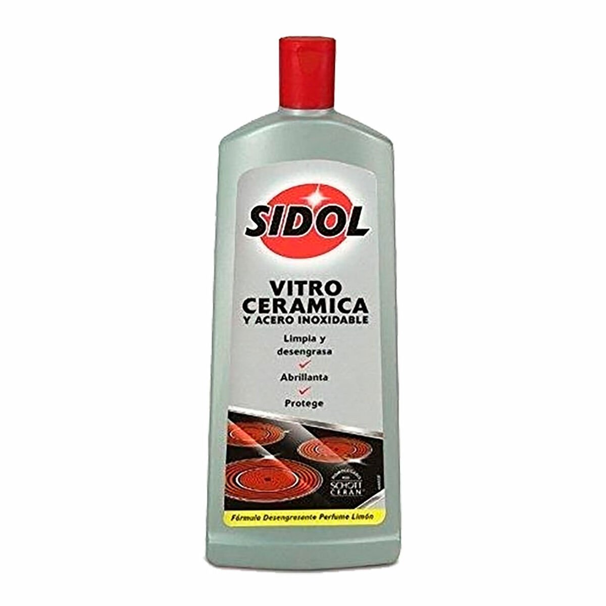 Limpiador SIDOL Acero Inoxidable Vitrocerámica 450 ml