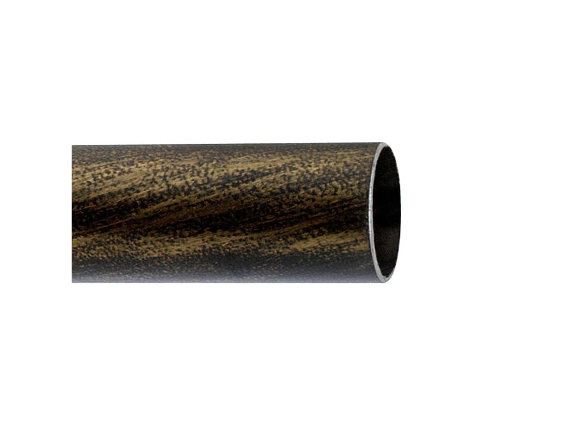 Barra hierro forja 20 mm. x 2,50 metros negro dorado